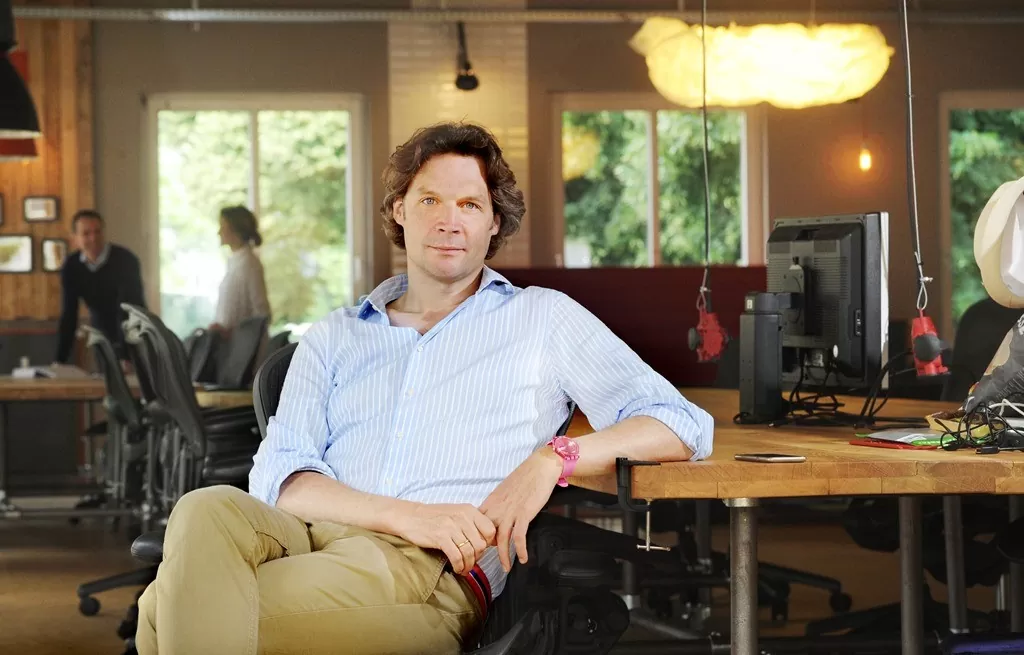 Sebastian Borek, Co-Founder und CEO der Founders Foundation (Foto: Bernhard Pierel/'WESTFALEN-BLATT') +++